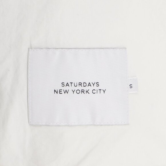 NWT SATURDAYS NYC Men's Sigrid Overalls Cotton Canvas Sage Green Size S - Picture 11 of 14